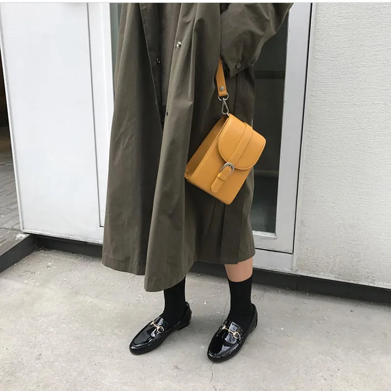 

New Brand Fashion Small Square Bag Women Wild Mini Shoulder Crossbody Bags For Cute Girl Mobile Phone Bag PU Design Clutch Bag