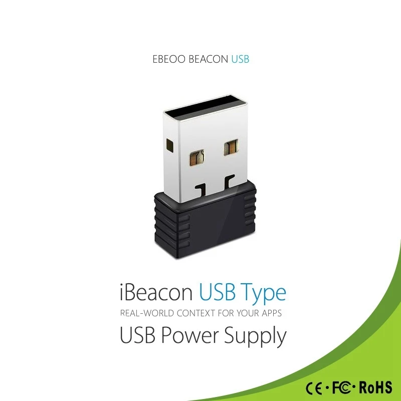 

New Arrivals IBeacon USB Waterproof Low Energy Kit BLE 4.0 Base Station Receiver Proximity Device makerele Automation China