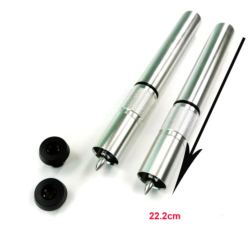 2019 silver aluminum alloy fast joint billiards pool cue extensions for