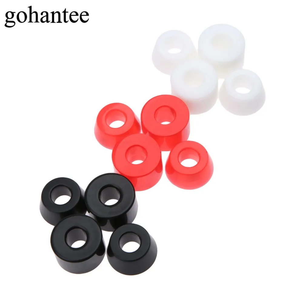 4 قطع لوح التزلج جلبة HR90A بو وسادة الرقص لوحة تزلج كبيرة صدمات اكسسوارات شاحنة عجلات المحور البطانات سكوتر