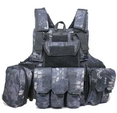 Тактический Жилет Molle CIRAS Airsoft Боевой жилет охотничье снаряжение для одежды Открытый тактический жилет Камуфляжный жилет охотничье снаряжение для одежды - Цвет: Kryptek Black