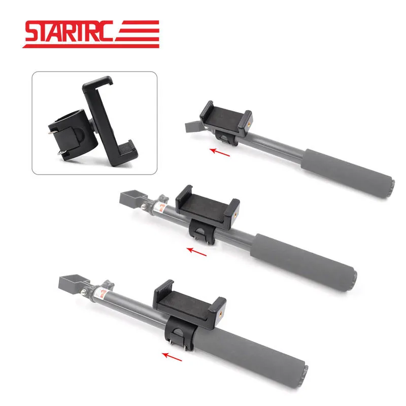 

STARTRC DJI Osmo Pocket mini handle gimbal cmaera Selfie Stick Accessories Phone Clip with Lock Holder Parts buy 1 get 1 free