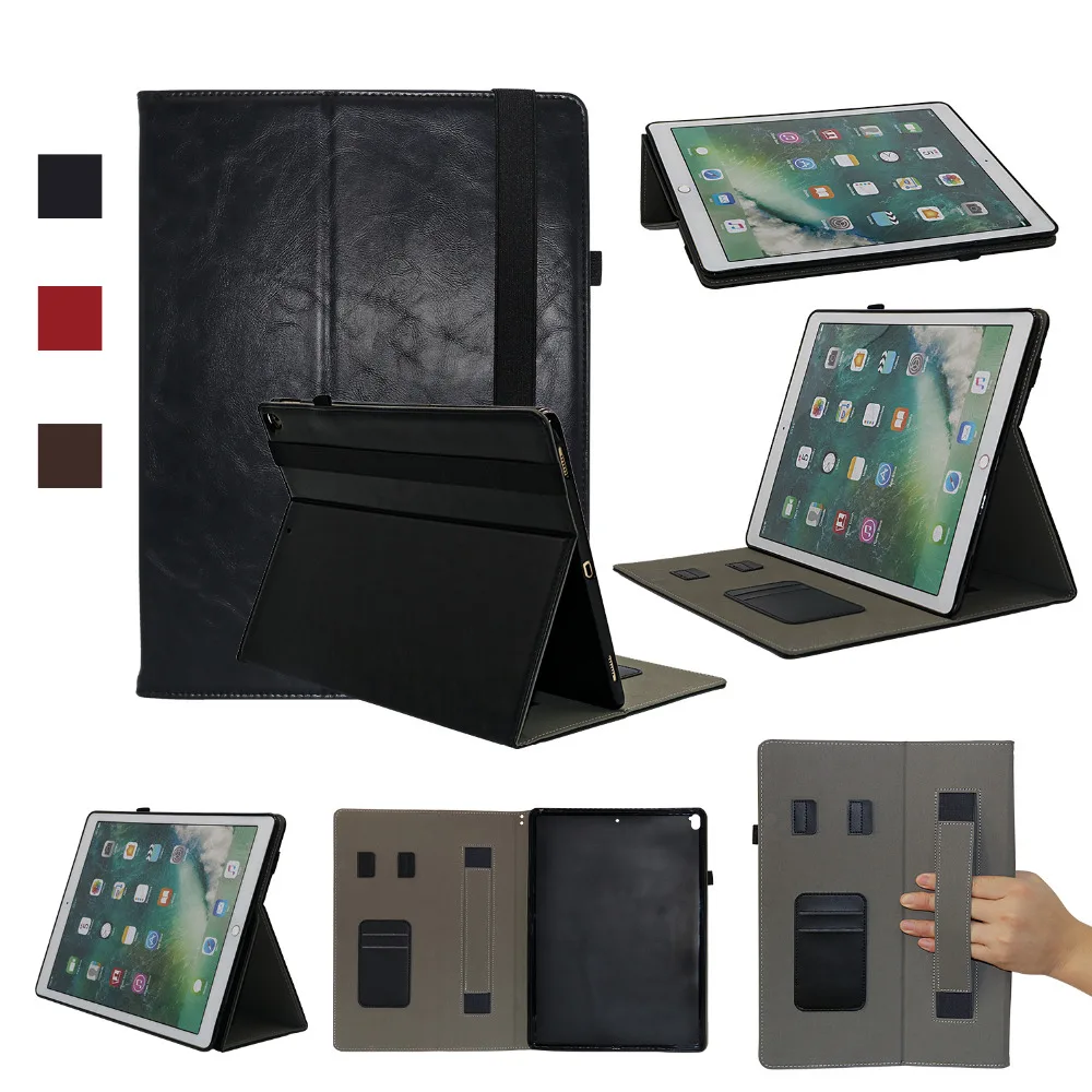 Чехол подставка из натуральной кожи для Apple iPad Pro 12 9 2017 2015|Чехлы планшетов и