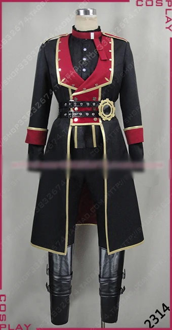 

Ensemble Stars Nazuna Nito Cosplay Costume Halloween Uniform Outfit Coat+Shirt+Pants+Belt+Sleeves Custom-made