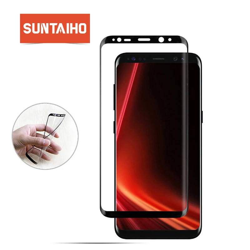3D изогнутая полноразмерная защитная пленка Suntaiho для Samsung Galaxy Note8 S8 Plus HD ПЭТ мягкая
