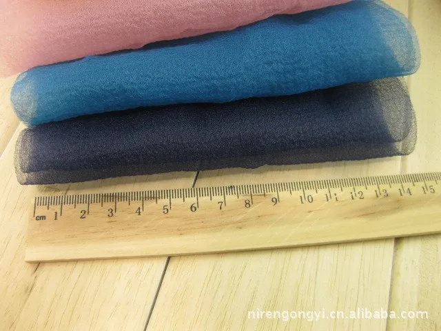 Seersucker Fabric 15150cm Volie Ribbon DIY Hair bowknot accessories material Satin Riband 5pcsLot_10