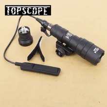 Тактический M300 M300B мини-светильник для разведчика, наружный охотничий флэш-светильник 400 люмен, оружейный светильник светодиодный фонарь