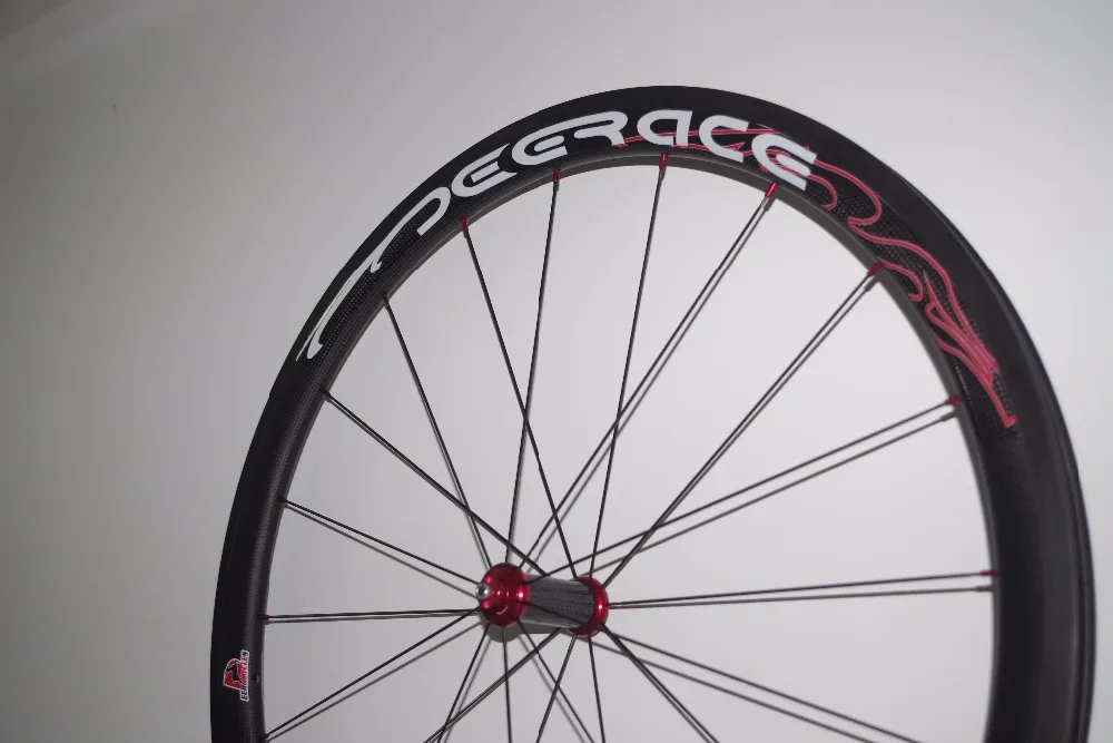 40mm aero U Shaped carbon wheelset tubeless clincher