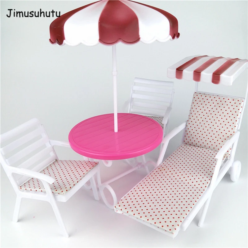 

Limited Collection Mini Dollhouse Furnitures My Fancy Life Garden Lounge Chair Play Set Beach Chair for Barbie