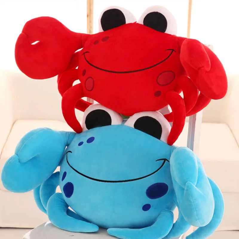 40CM Cute Child Stuffed Toys Crab Baby Plush Toy Animal Doll Pillow For