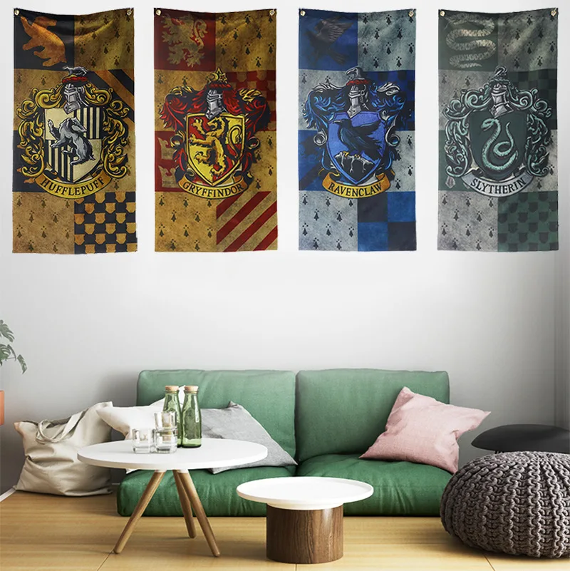 

Magic Academy Tapestry Science Fiction Movie Fan Decorative Flag Bar Theme Party Wall Hanging Cloth Room Decoration Accessories