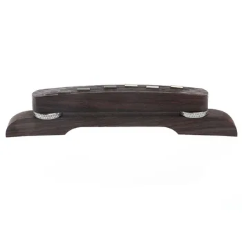 

New 1 Pc Luthier 6 String Archtop Jazz Guitar Adjustable Floating Bridge Rosewood Accessories