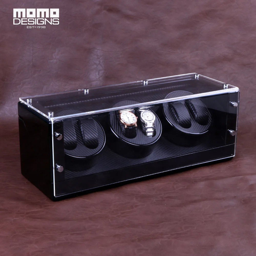Deluxe Watch winder for 6+0 watches Japan MABUCHI motor Automatic