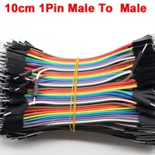 40 шт./лот 10 см 2.54 мм 1pin мужчинами перемычку Dupont кабеля