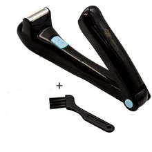 Мужчины бритья 180 градусов складное электрическое средство для удаления волос с длинной ручкой Инструмент Сделай Сам бритье домашний профессиональный триммер