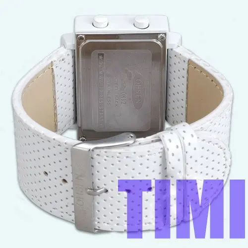 

Unisex LED Red Digital Net Surface White Quartz Watch freeship
