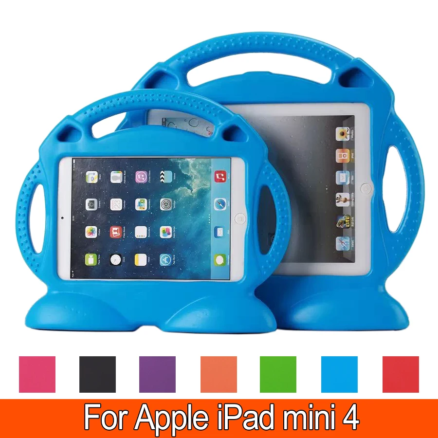 

High quality EVA Silicon Rubber Cover Heavy Duty Shockproof Protective Kids Safe Case for Apple iPad mini 4 7.9 inch tablet