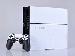 

White Carbon Fiber Skin Sticker for Sony PS4 PlayStation 4 & 2 controller skins