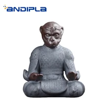 Дзен Король обезьян Чай трость для питомца Ладан горелки кунг-фу Чай творческий набор декоративная ваза фигурки, сувенирные художественных промыслов