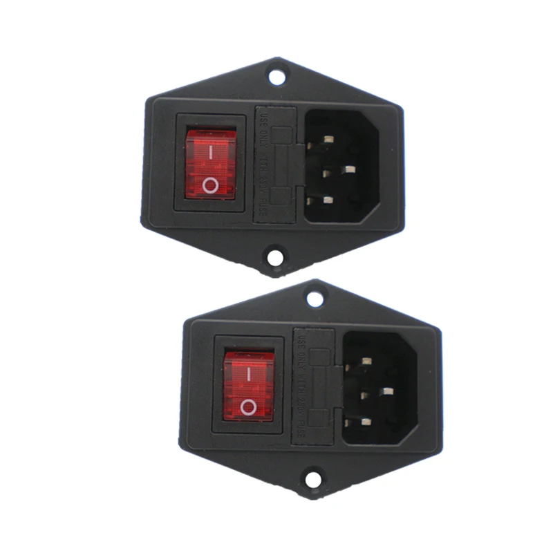 

2PCS on/off Switch Socket with female and fuse arcade game machine accessories