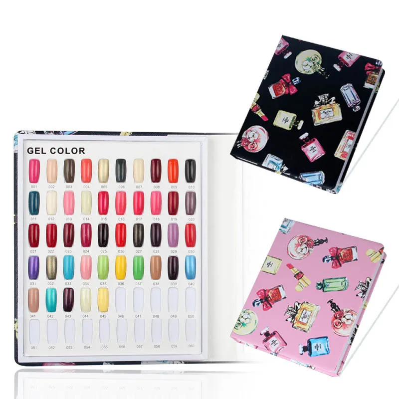 120Colors Nail Gel Polish Display Book Mosaic Nail Display Photo Frame