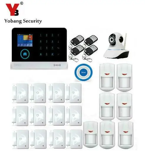 Охранная сигнализация Yobang с RFID-метками интеллектуальная домашняя GPRS Wi-Fi охранная