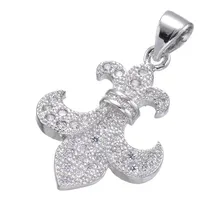2017 Mulheres Zircão Encantos Âncora Pingente New Fashion Trendy Jóias Acessório Para DIY Encantos Pulseira Colar CHF349