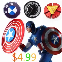 5 стилей EDC Непоседа Спиннер НЛО Tri-spinner цинковый ручной Спиннер из алюминиевого сплава Непоседа игрушка при тревоге стрессе для взрослых детей металлический Спиннер