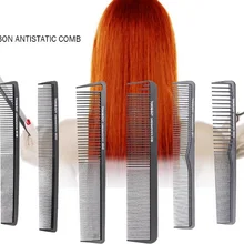 1 модель выбрать профессиональный салон Расчёски и гребни для волос набор черный Пластик антистатические парикмахеры волос Инструменты для укладки волос Парикмахерская