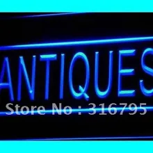 I419 Антиквариат Магазин дисплей открытый светодиодный неоновый свет знак включения/выключения 20+ цвета 5 размеров