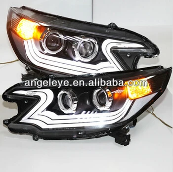 

For HONDA for CRV LED Headlight Angel Eyes Projector Lens 2012 year LD V1