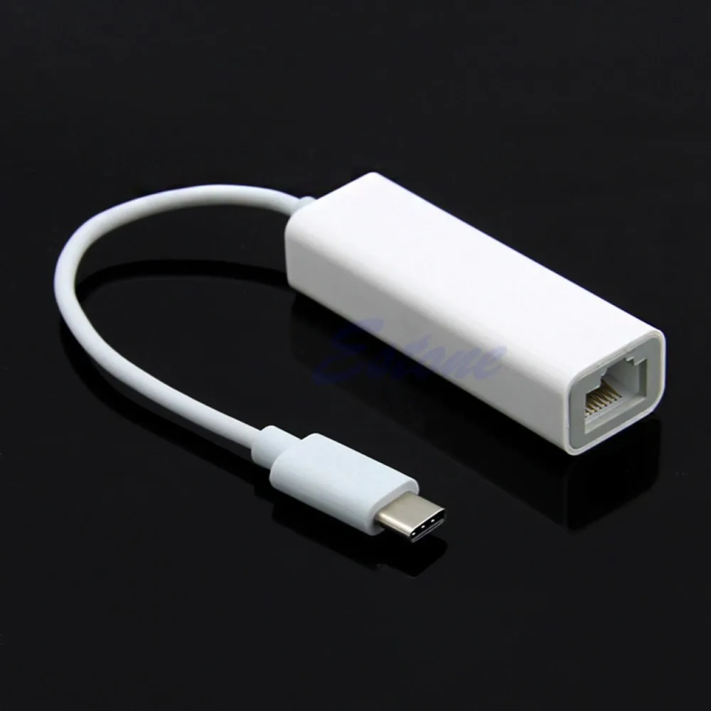 

USB 3.1 Type C USB-C HUB Ethernet Network LAN Card Adapter For Macbook Win7/Win8