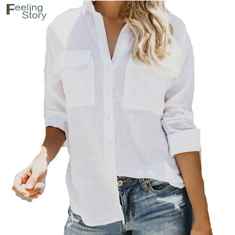 womens white button down dress