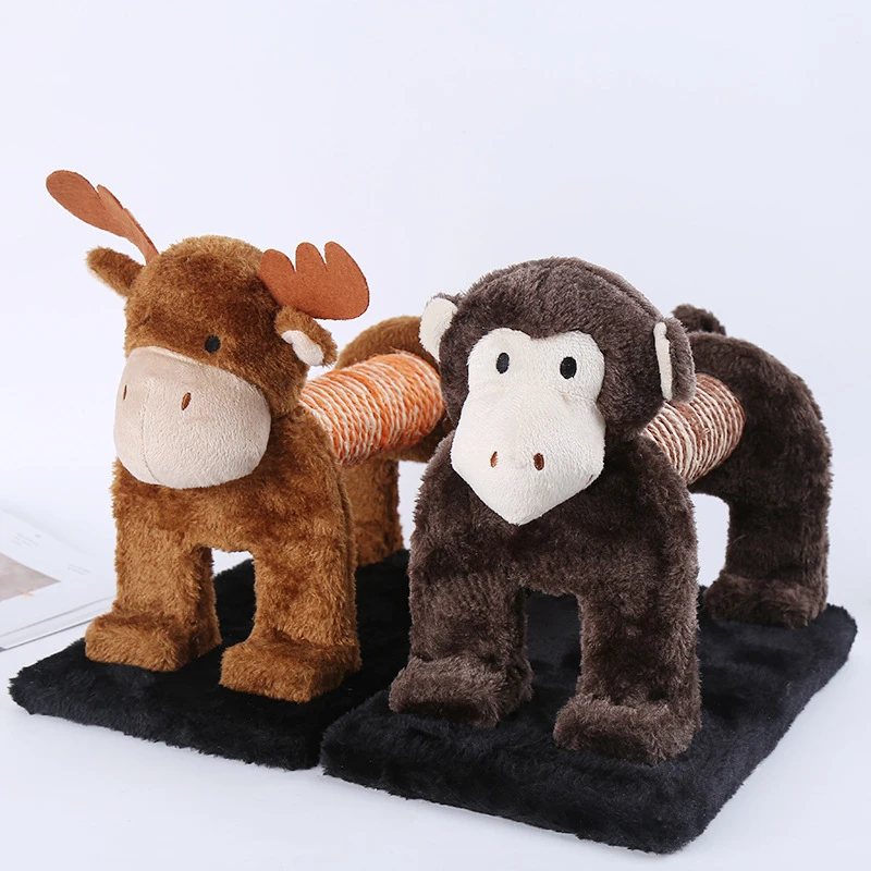 Стиль игрушки для кошек Плюшевые для кошки котята Скалолазание Веревка флис сизаль товар для животных Когтеточка животное сборка интерактивный
