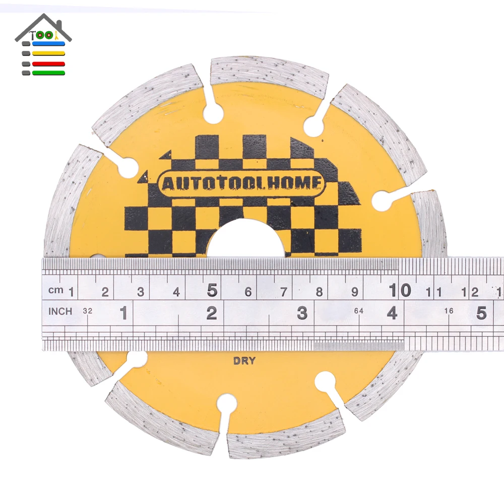 AUTOTOOLHOME 115 мм сухое алмазное режущее диск угловая шлифовальная машина шлифовальный камень кирпичный бетон 4," сухая влажная насадка в форме круга толщиной 1,8 мм