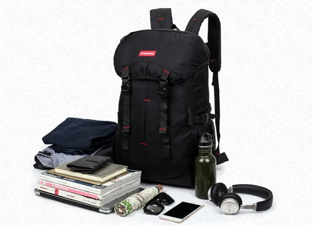 40L нейлоновый уличный спортивный рюкзак, водонепроницаемый мужской женский походный рюкзак для путешествий, походный рюкзак для кемпинга, охоты, рюкзак для рыбалки