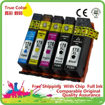 

Replacement 178 XL 178XL Ink Cartridges Replace For HP178XL HP178 Photosmart C6380 C6300 C5300 C5383 C5380