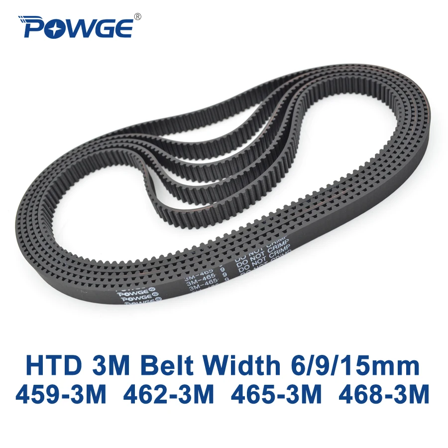 AXWERB Premium 10pcs HTD3M Timing Belts, 459/462/465/468/471