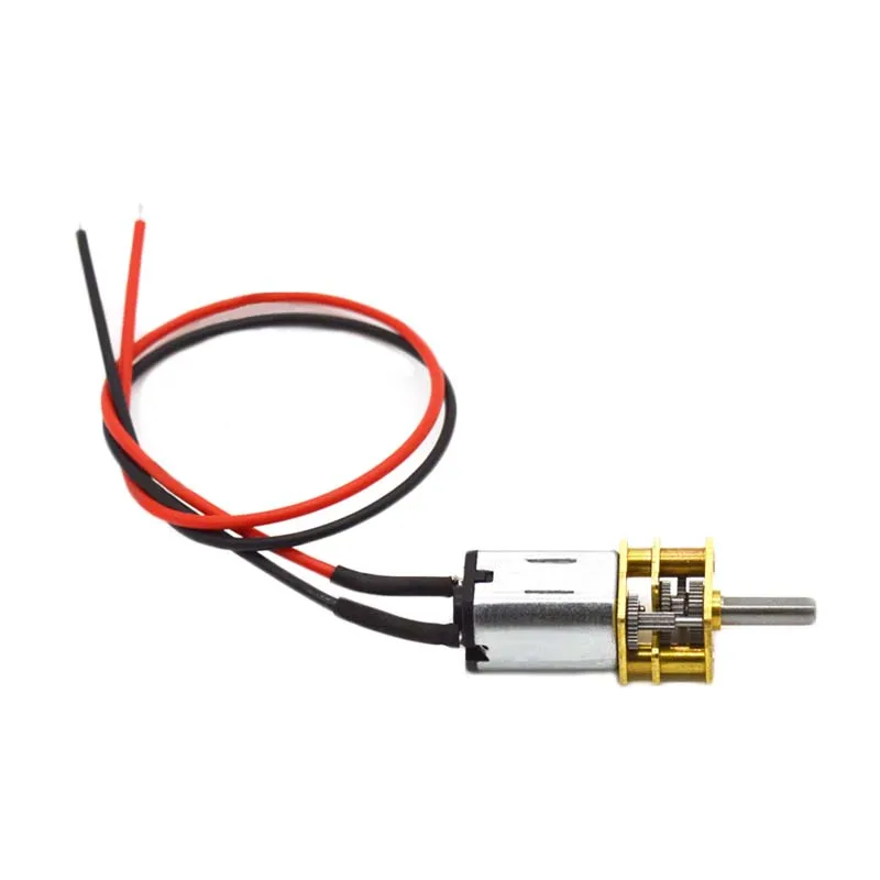 

DC 3V 6V 12V Micro Speed Gear Motor 15-500RPM Metal Gear Motor N20 Electric Reduction Gear Motor for Model Gear Reducer Motor