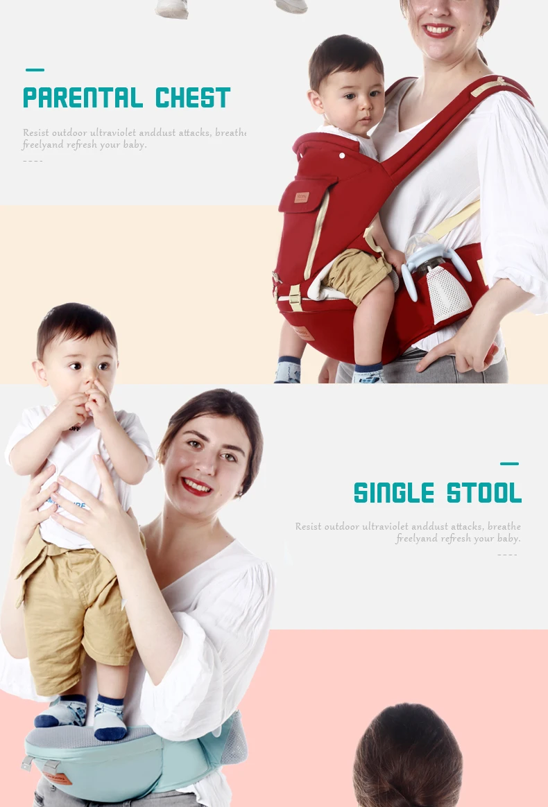 Ainomi Porte Bebe Ergonomique Sac A Dos Pour Nouveau Ne Prevention Des Jambes De Type O Echarpe Kangourou Aliexpress