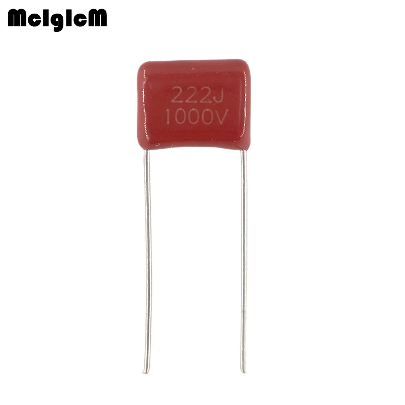 

222 2.2nF 1000V 10pcs CBB Polypropylene film capacitor pitch 10mm 222 2.2nF 1000V