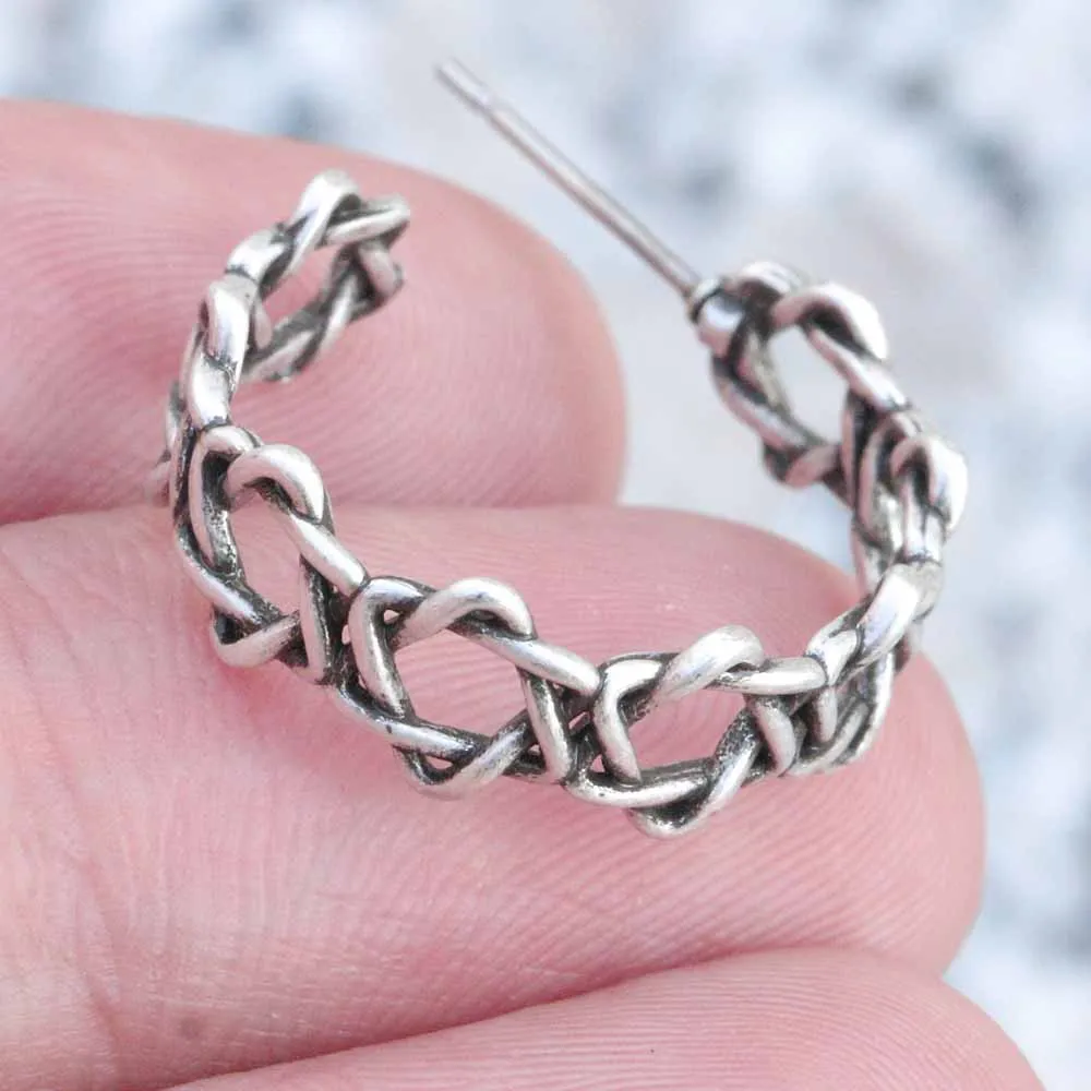 Винтажная Звезда Давида серьги 15 мм иудейские геометрические минималистичные дизайн Израиль серьги Прямая поставка