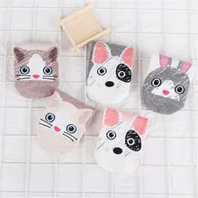 Женские хлопковые носки стереоскопические милые животные женские Kawaii кошка с собакой летние короткие носки женские повседневные Мягкие забавные носки#30
