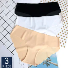 3 teile/satz Nahtlose Höschen Set Unterwäsche Frauen Weibliche Intimates Mode Mädchen Low-Rise Briefs 8 Farben Dessous 2019 Drop verschiffen