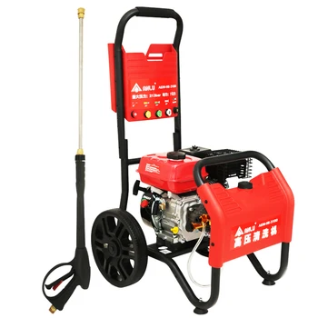 

Heavy duty washing machine high pressure pump 7HP petrol engine drive washer 213bar high flow 9LPM pressure cleaner