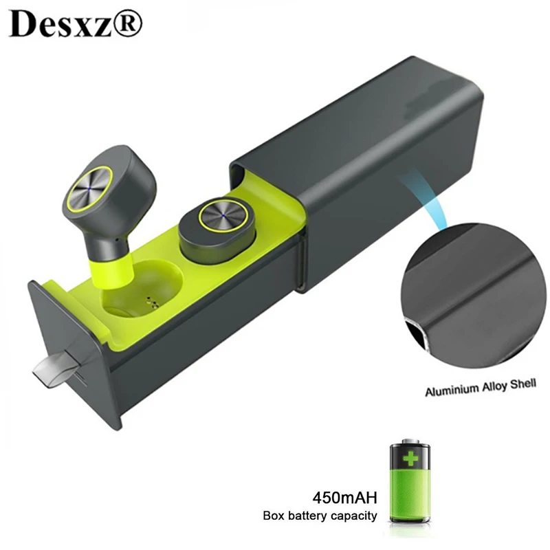 

Desxz TWS Earphones Magnetic i7 Portable Mini Wireless Earbuds Twins Earphone Bluetooth 4.2 Head phone With Battery Box Hands