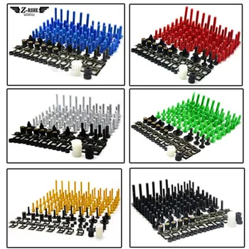 

Motorcy Accessorie CNC universal Fairing Bolt Screw Fastener For Kawasaki ZRX1100 ZRX1200 ZX1100 ZZR1400 ninja250 ZXR400 ZX1400