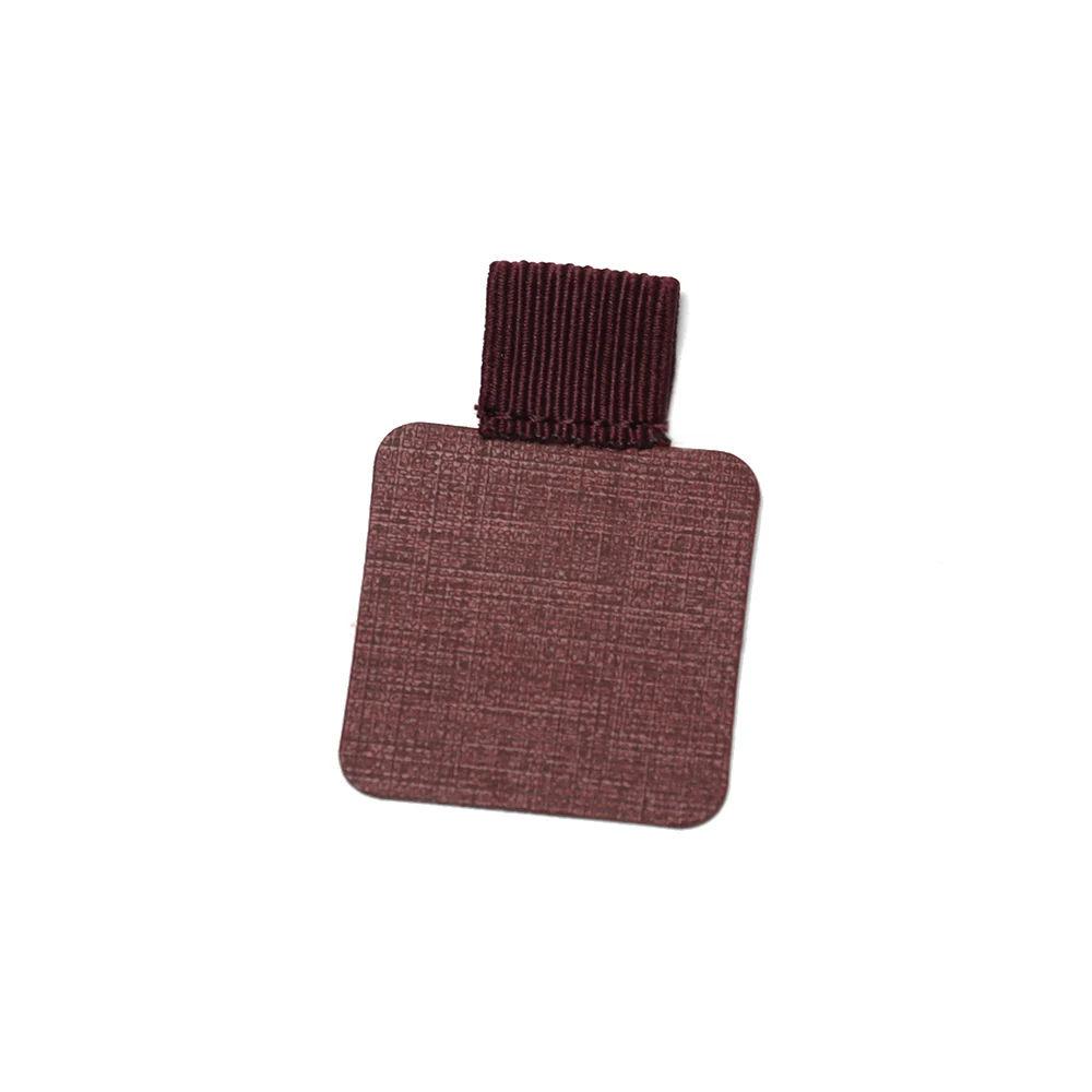 dark brown Type 1 1 шт., 25 стилей, самоклеющиеся кожаные ручки, зажим, карандаш, эластичная петля для ноутбуков, журналов, клипбордов, держатель для ручек, эластичная петля - Цвет: dark brown Type 1