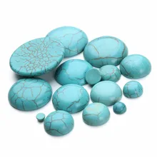 Cabochons en pierre naturelle, Cabochons à dos plat, Cabochons en pierre naturelle, camée à Scrapbooking, pour la fabrication de bijoux, 10 pièces/lot de 4-30mm