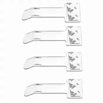 

4 Pieces Car Styling Parking Ticket Clip Fastener Auto Card Bill Holder Organizer Windshield Sticker For Nissan Hyundai VW